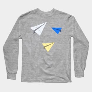 Paper Airplanes Long Sleeve T-Shirt